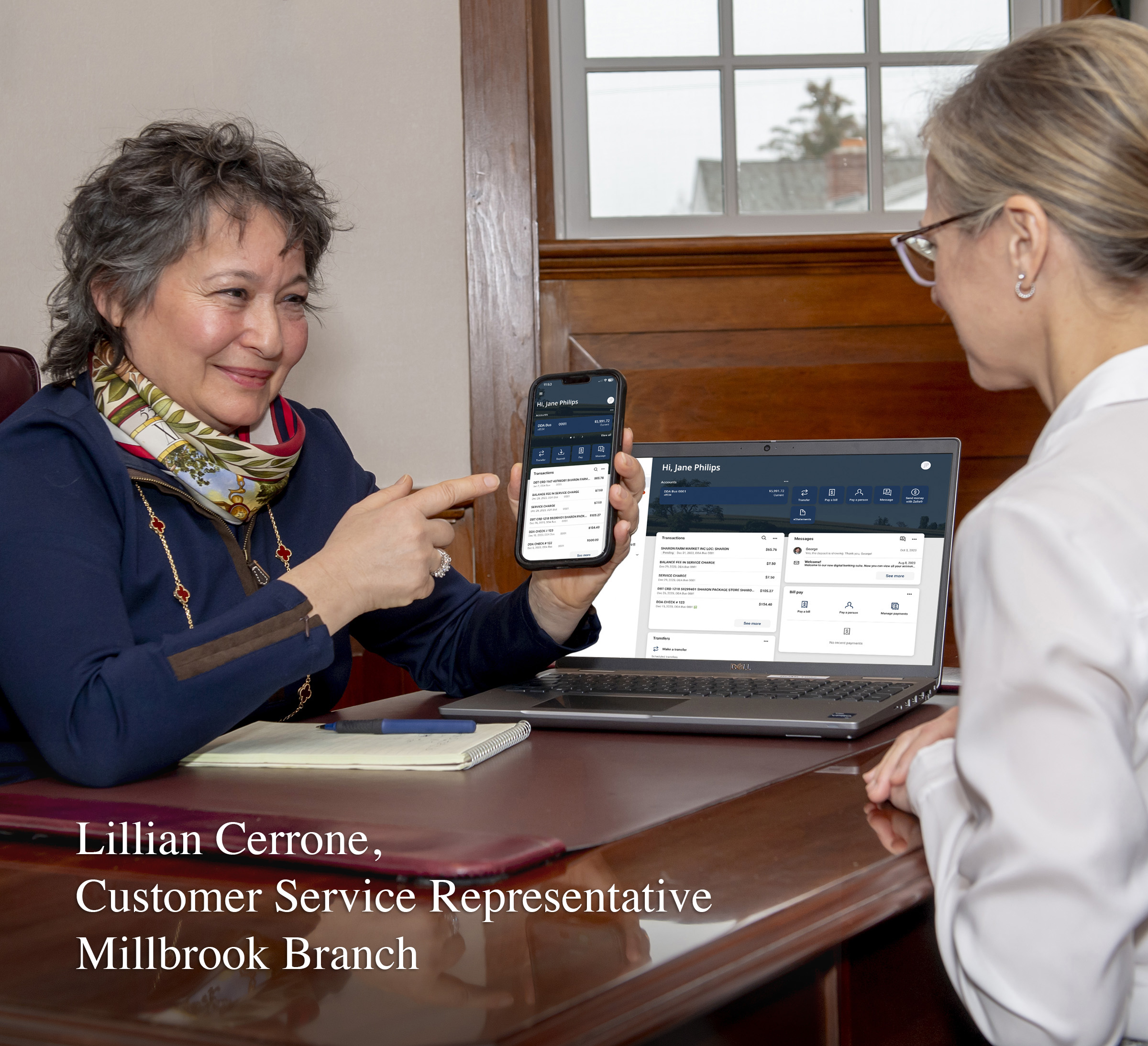 Lillian Cerrone, Customer Service Representative, Millbrook Branch
